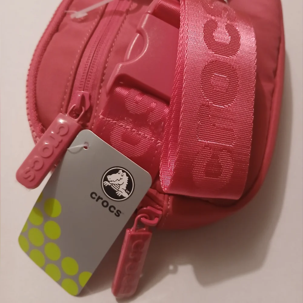 (New) Crocs Belt Bag / Crossbody (Pink)